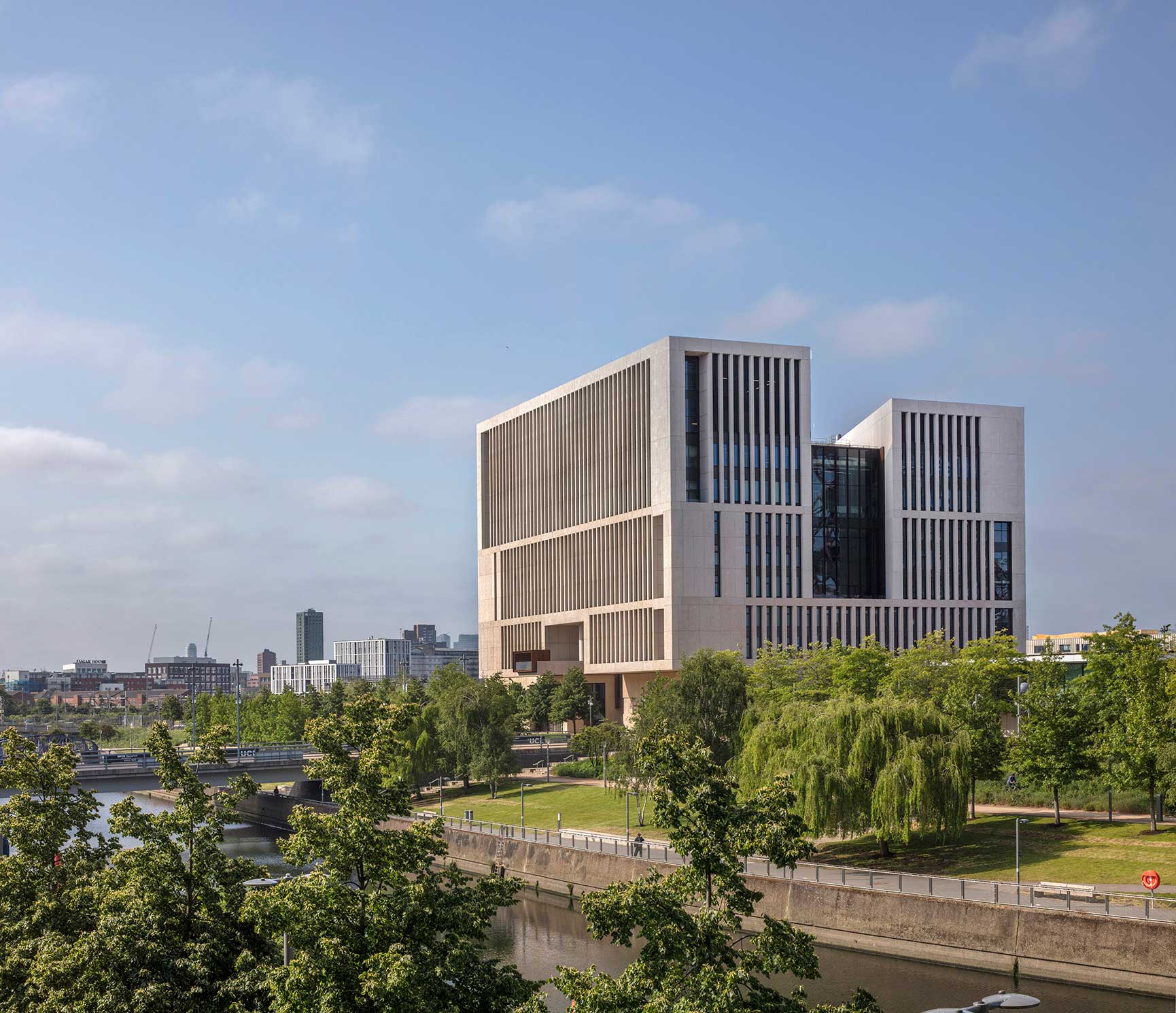 Queen Elizabeth Olympic Park is a purpose-built testbed for innovation in Stratford in east London